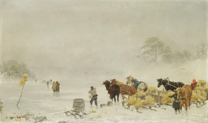 Sanie na lodzie, 1873